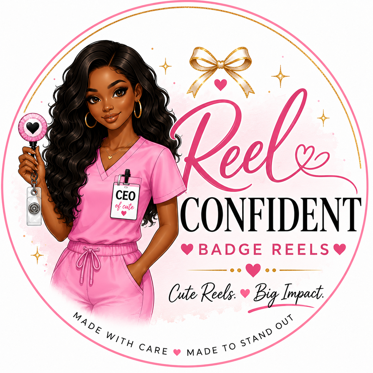 Reel Confident Badge Reels