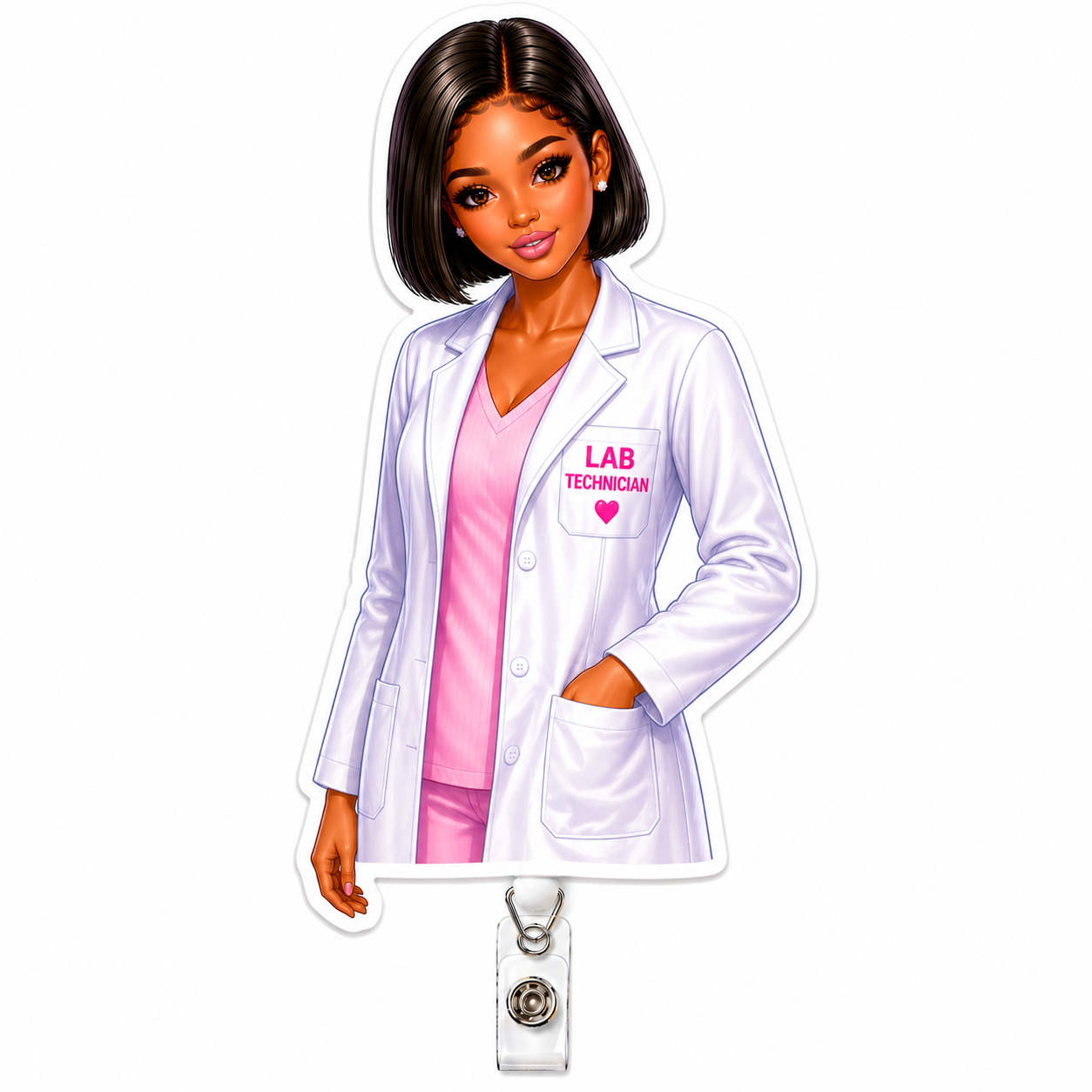 Lab Technician Badge Reel #3
