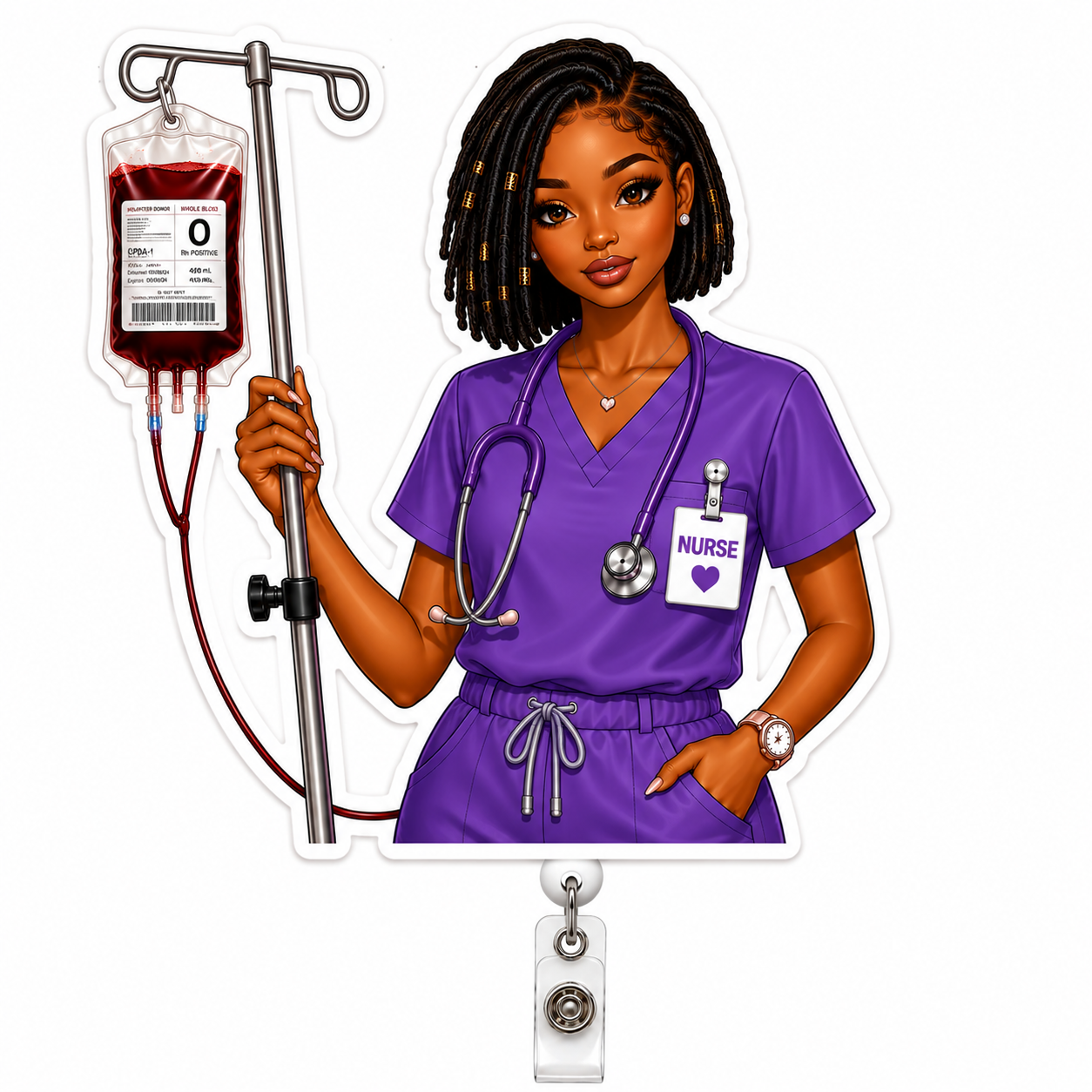 Nurse Badge Reel #4