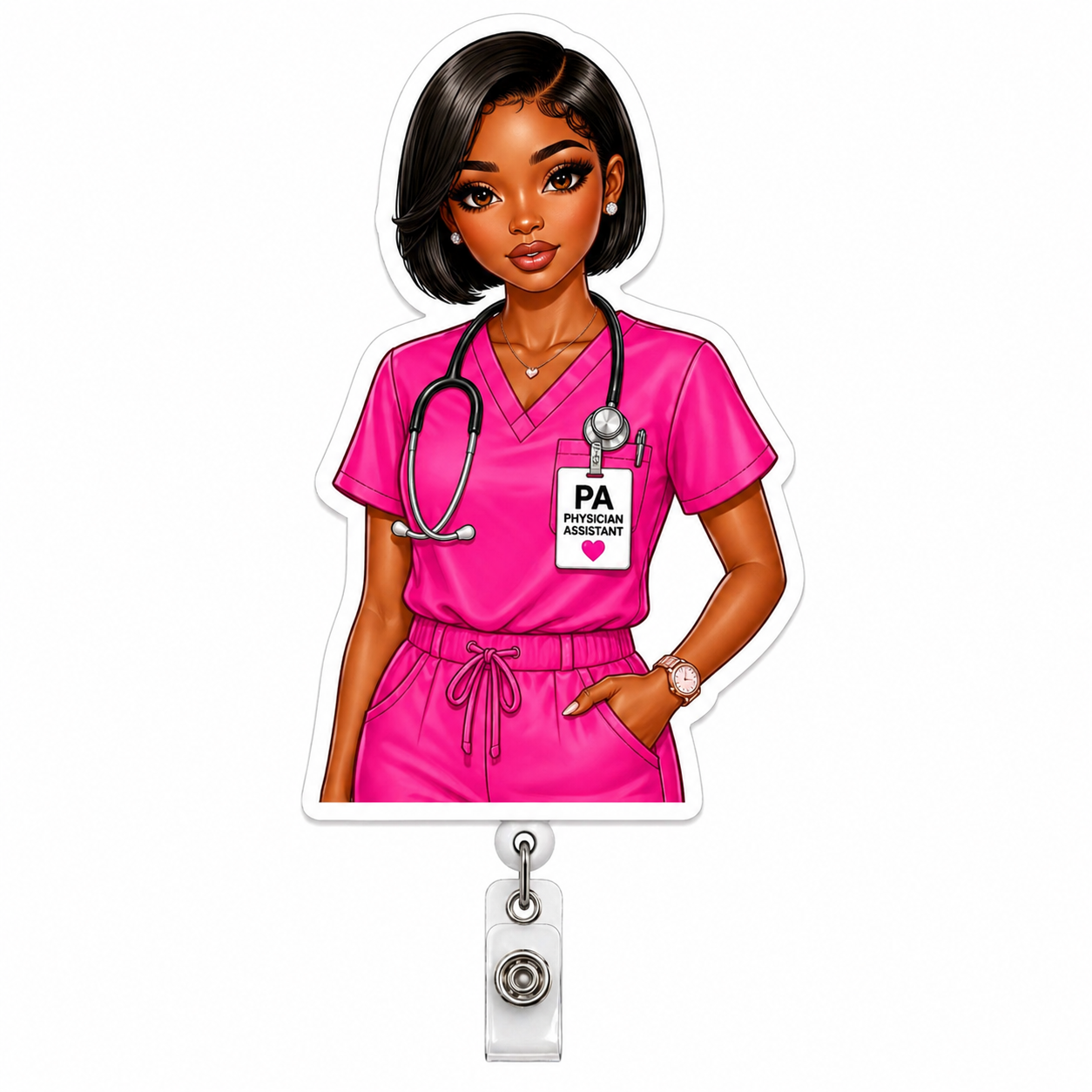 Physician Assistant (PA) Badge Reel #1